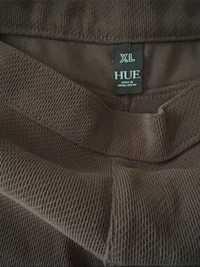 HUE Women’s  Brown Ribbed Sweatpants - XL